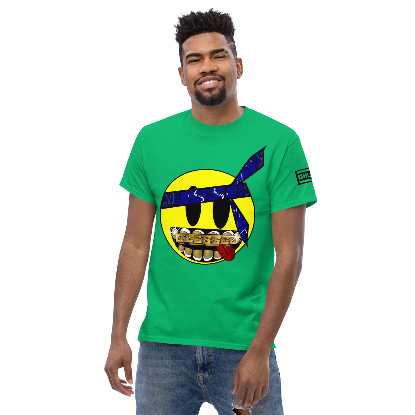 Men's classic tee BLESSED SMILEY