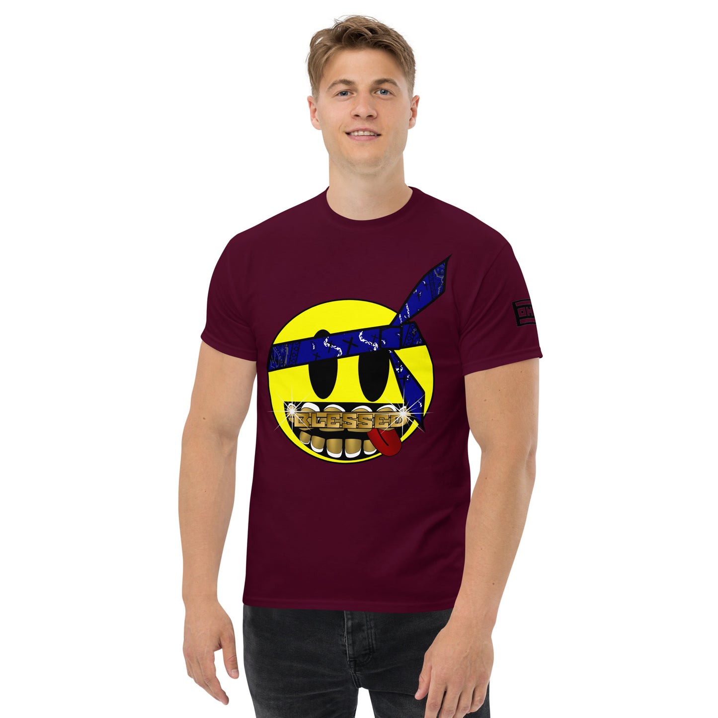 Men's classic tee BLESSED SMILEY