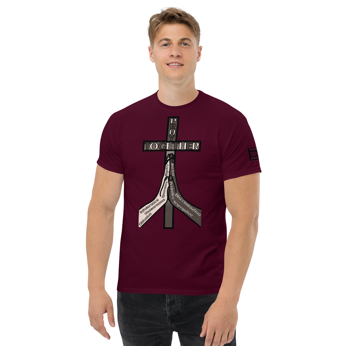 Men's classic tee PRAY TOGETHER