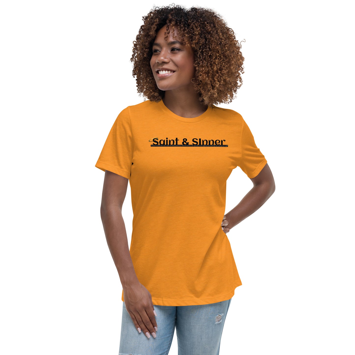 Women's Relaxed T-Shirt SAINT and SINNER