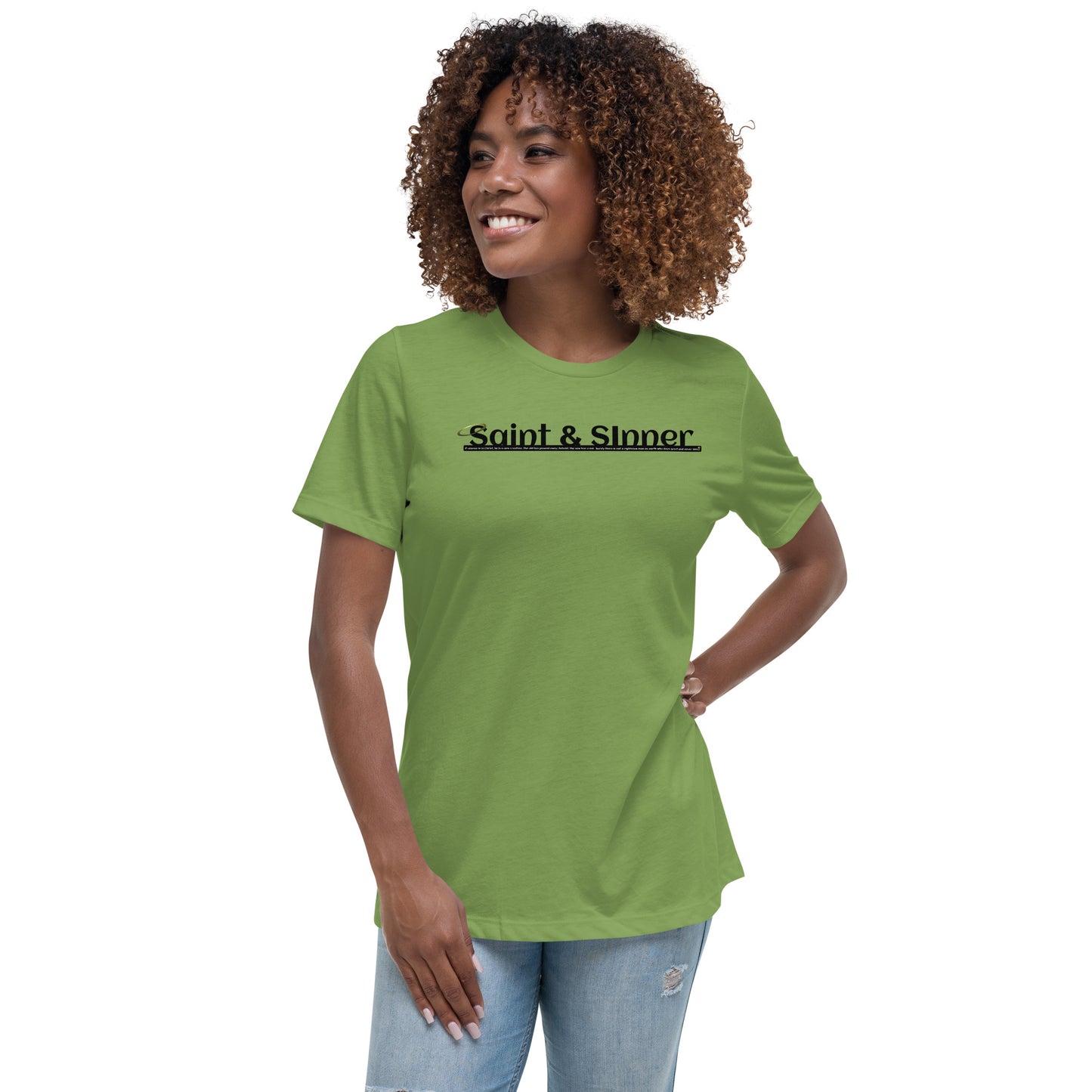 Women's Relaxed T-Shirt SAINT and SINNER
