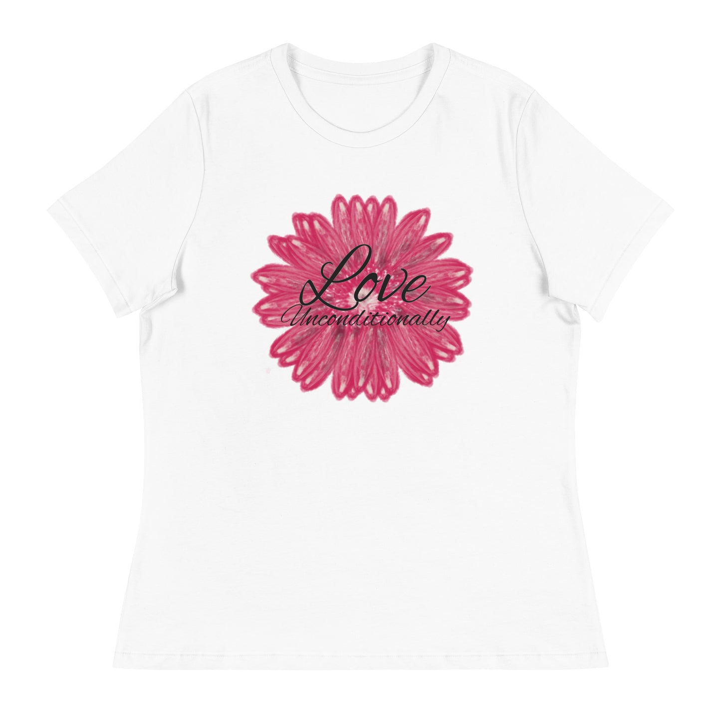 Women's Relaxed T-Shirt flower love